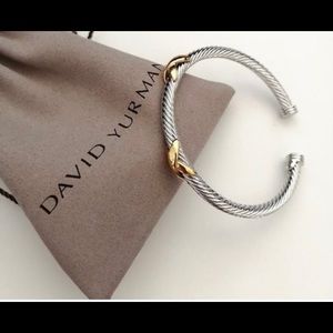 Authentic david Yurman cross over bracelet
